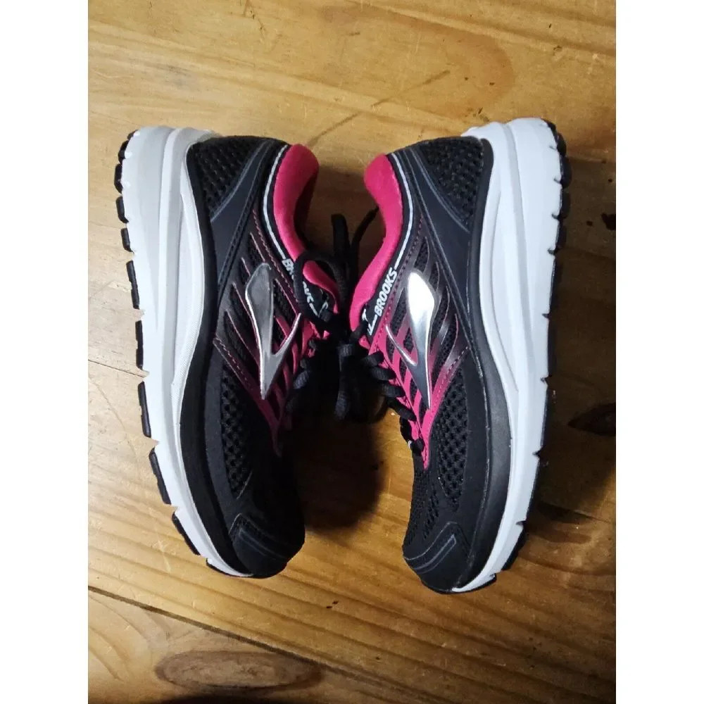 Size 5 Narrow  ( 2A)  - Brooks Addiction 13‎ Black/pink/gray - 1202532A070